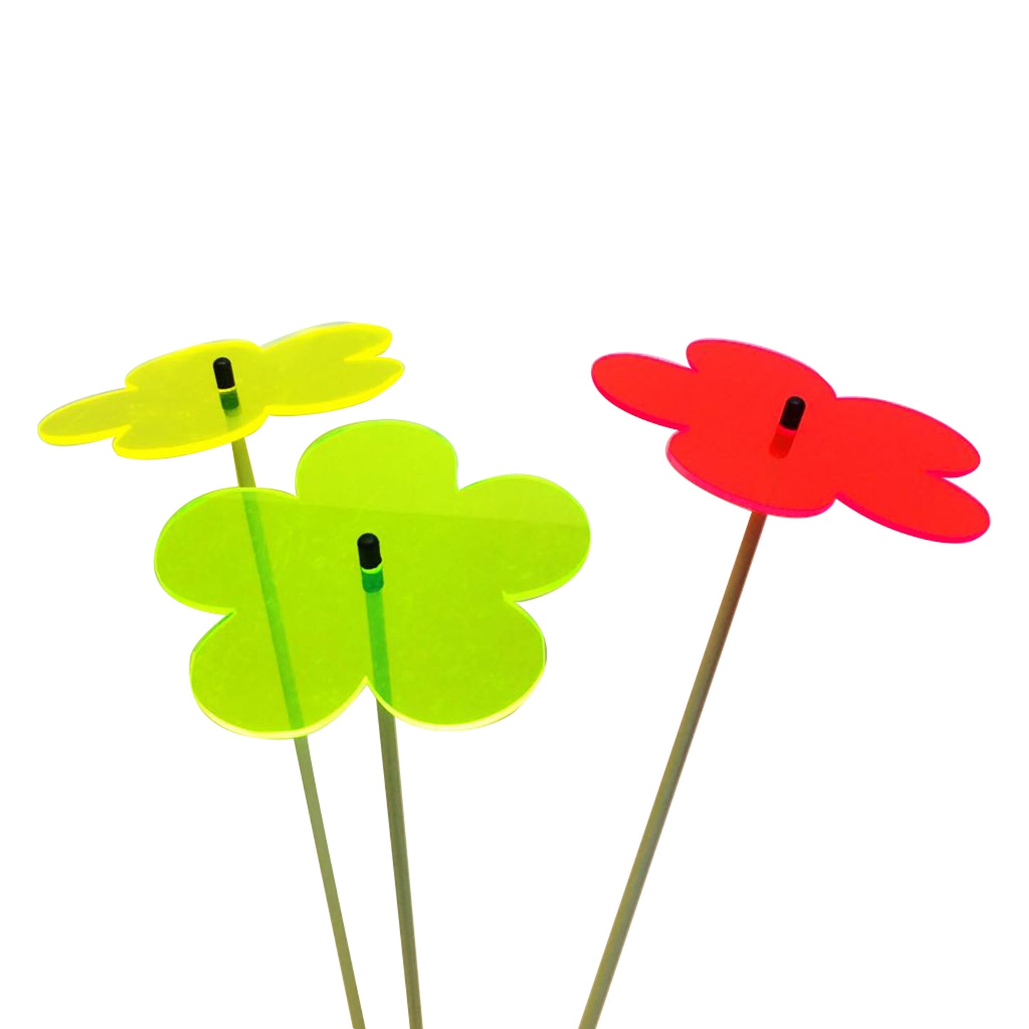 SunCatcher Set of 3: Blossom GLOWING GARDEN DECORATION ornament balcony