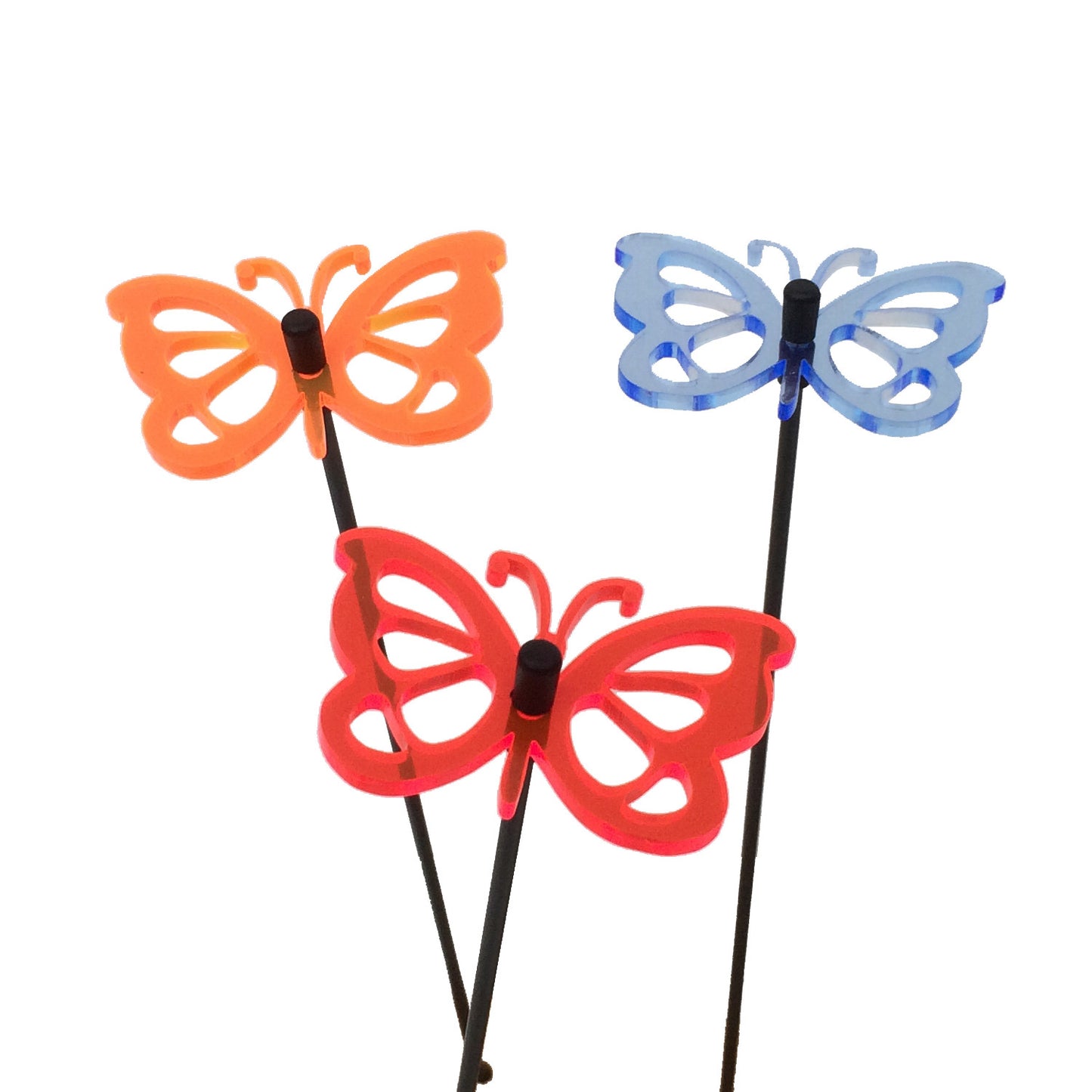 SunCatcher Glow from Dawn to Dusk Butterfly Garden Ornament 3 Small Decorations