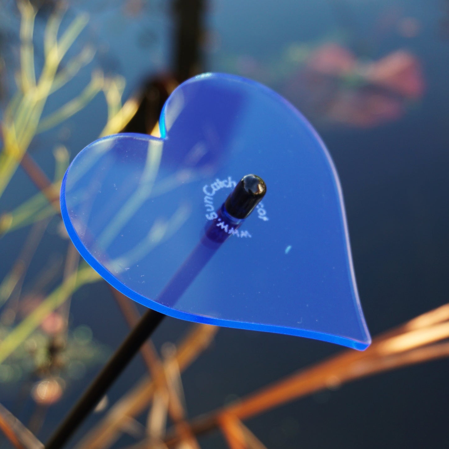 SunCatcher Set of 5: Heart | GLOWS Dawn to Dusk | Colourful Garden Ornament Gift