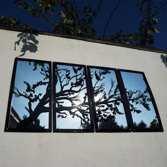 SunCatcher Garden Mirror Set Tree