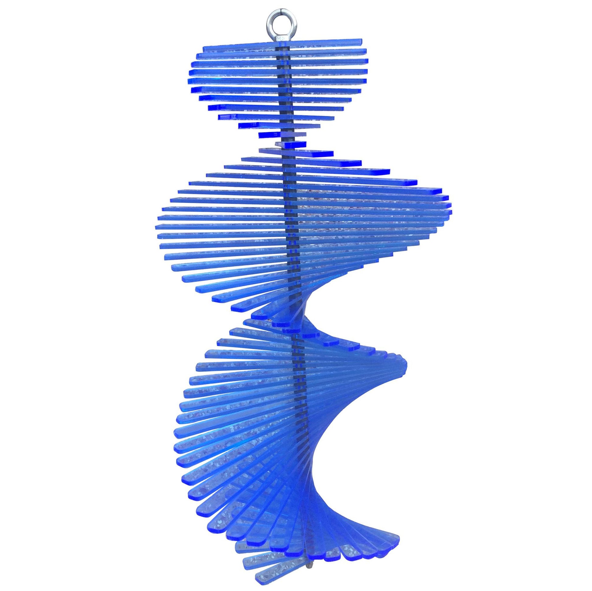 SunCatcher Fishtail Wind Spinner Garden in blue