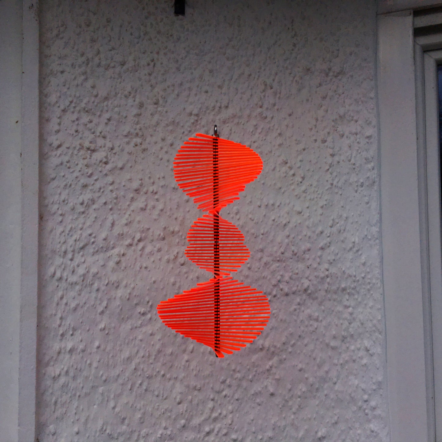 SunCatcher Fishtail Wind Spinner Garden in orange
