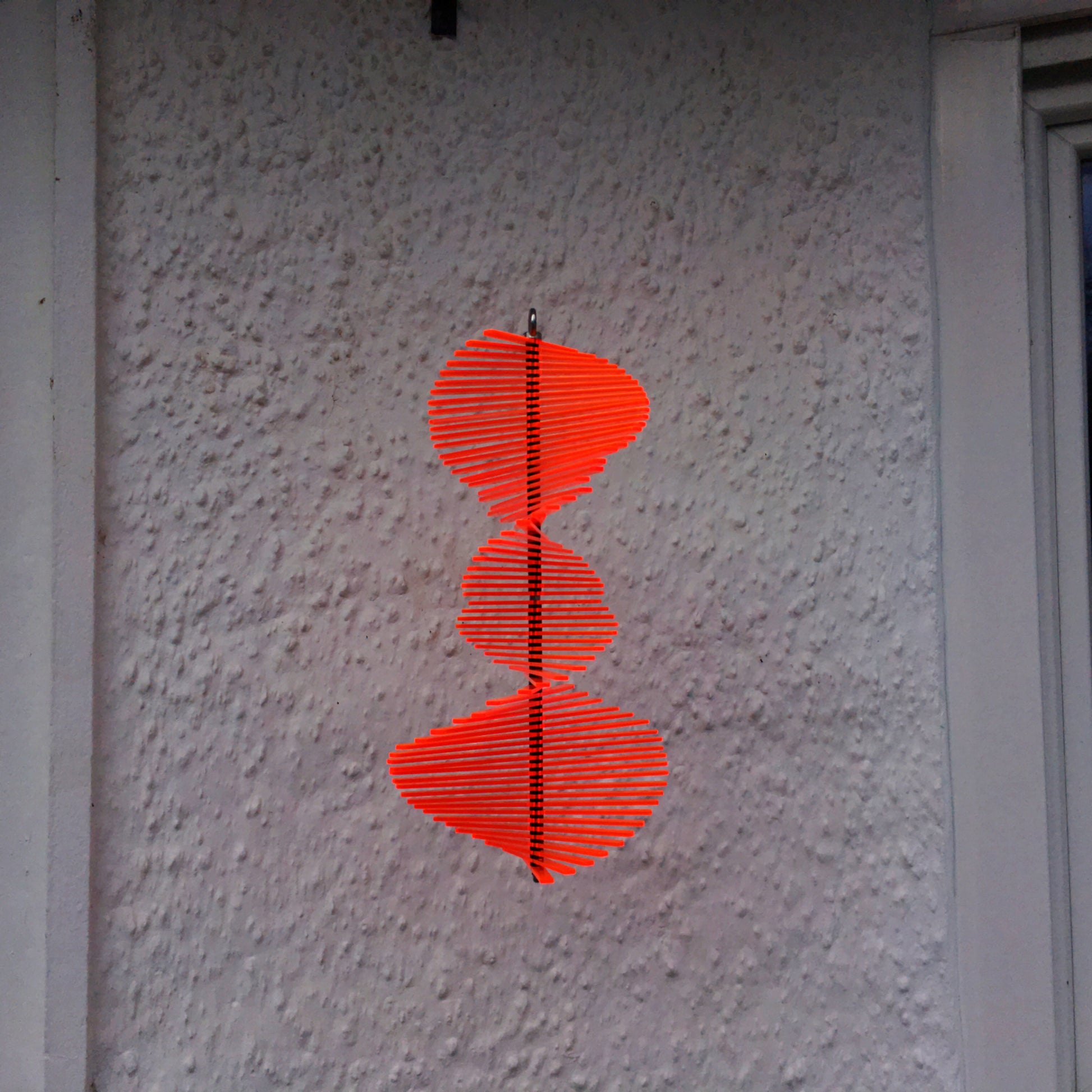 SunCatcher Fishtail Wind Spinner Garden in orange