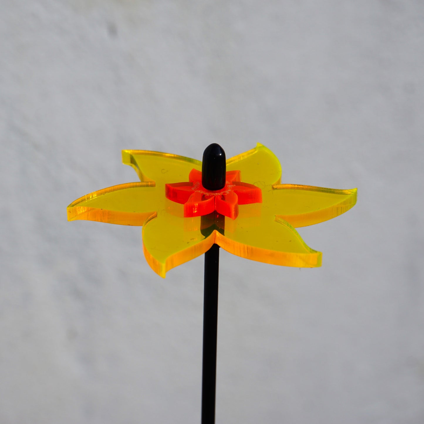 Large Garden Decor Ornaments Set of 3 'Daffodils'