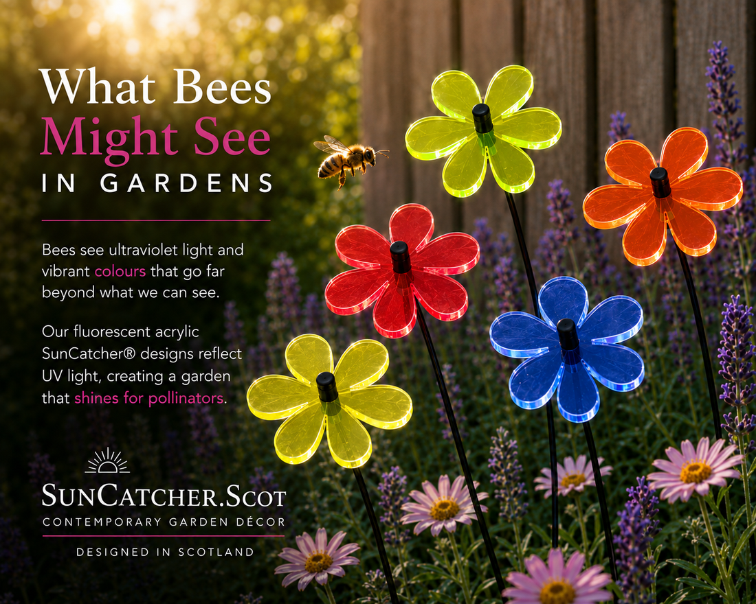 What Bees Might See In Gardens