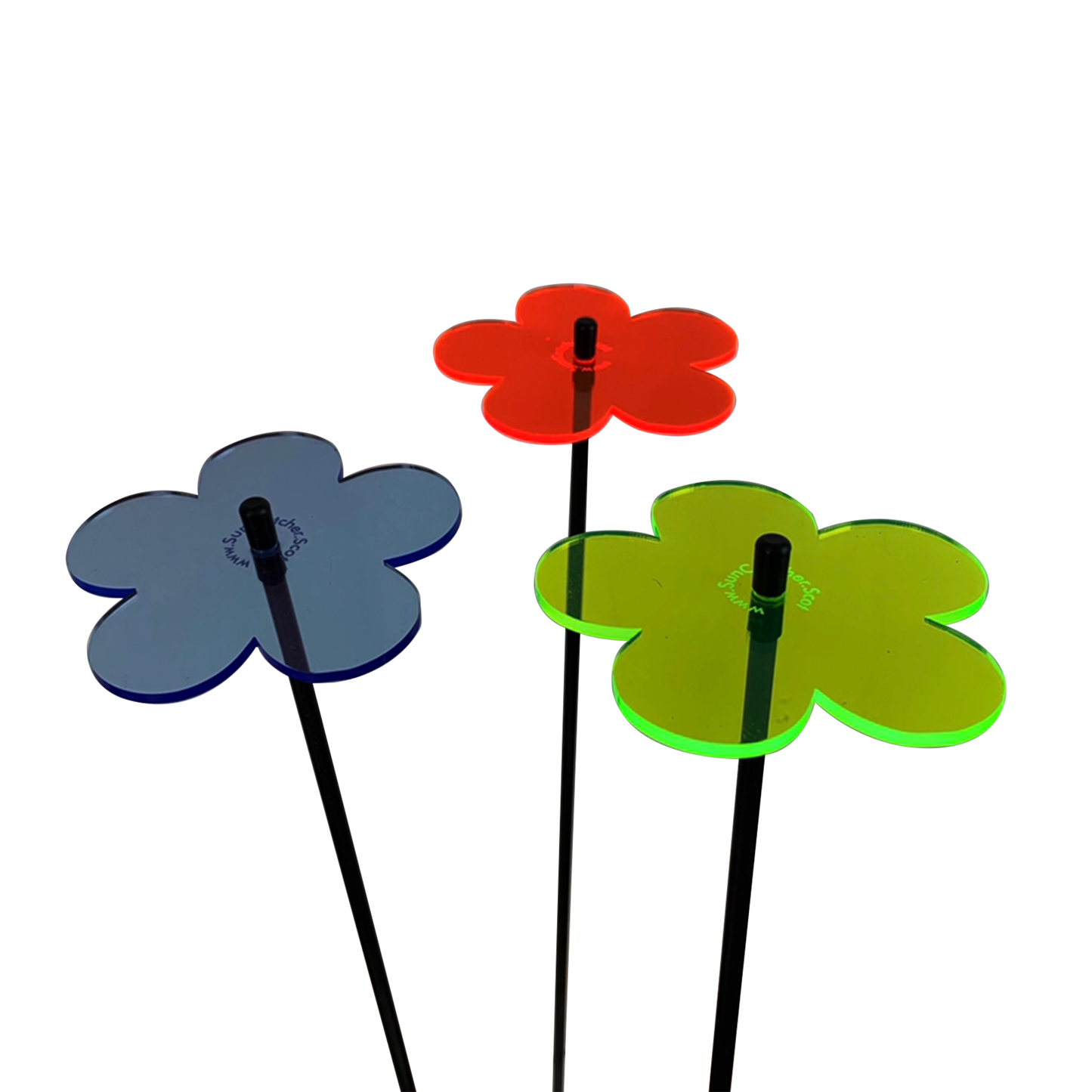 Medium SunCatcher Garden Decor Ornament Set of 3 Blossom in mixed colours