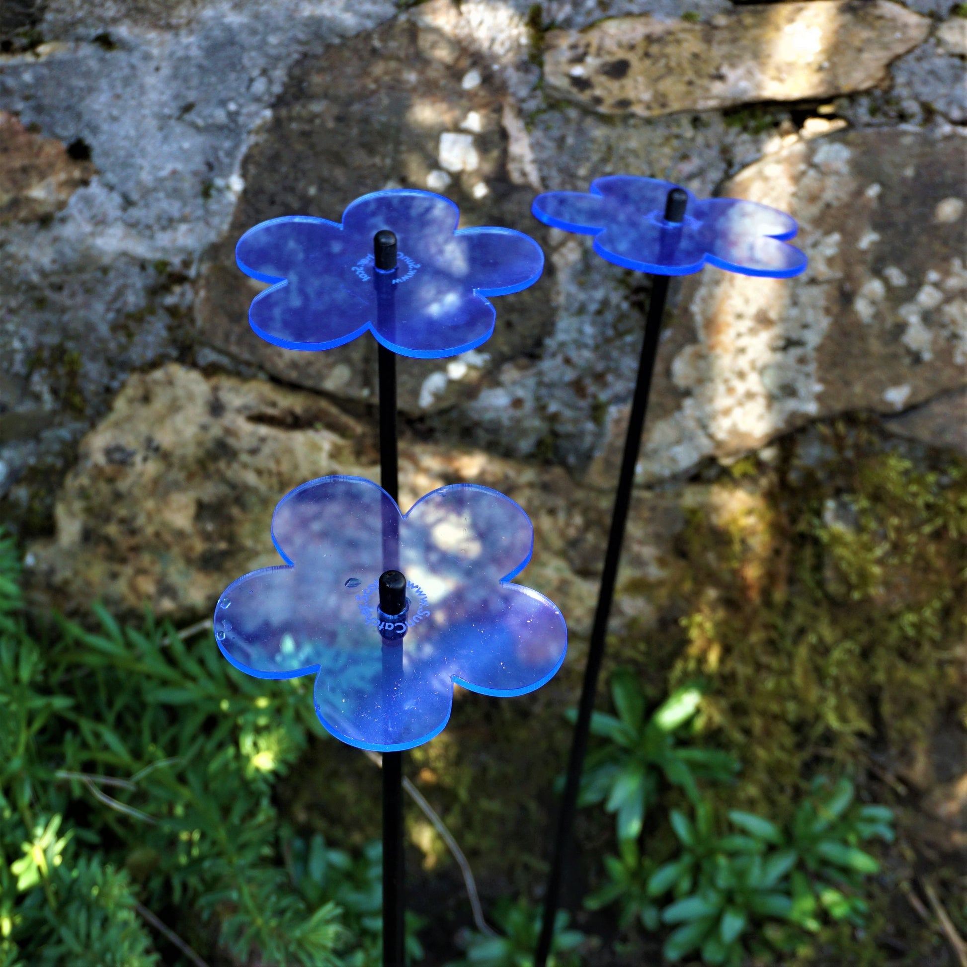 Medium SunCatcher Garden Decor Ornament Set of 3 Blossom in mixed colours packaging