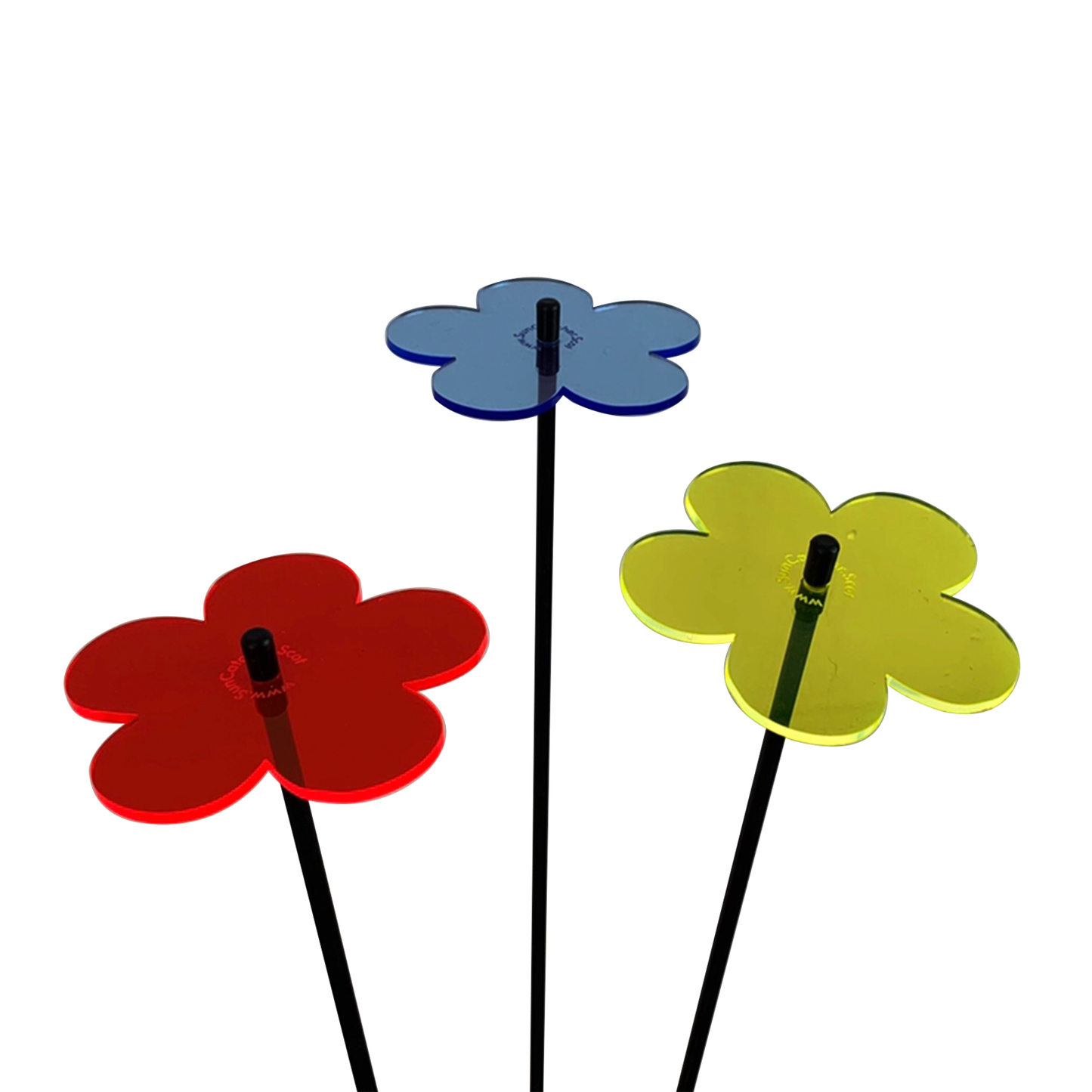 Medium SunCatcher Garden Decor Ornament Set of 3 Blossom in mixed colours