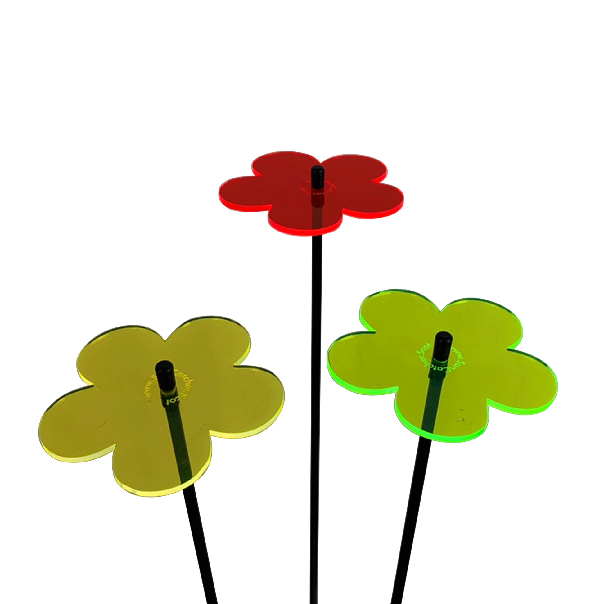 Medium SunCatcher Garden Decor Ornament Set of 3 Blossom in mixed colours