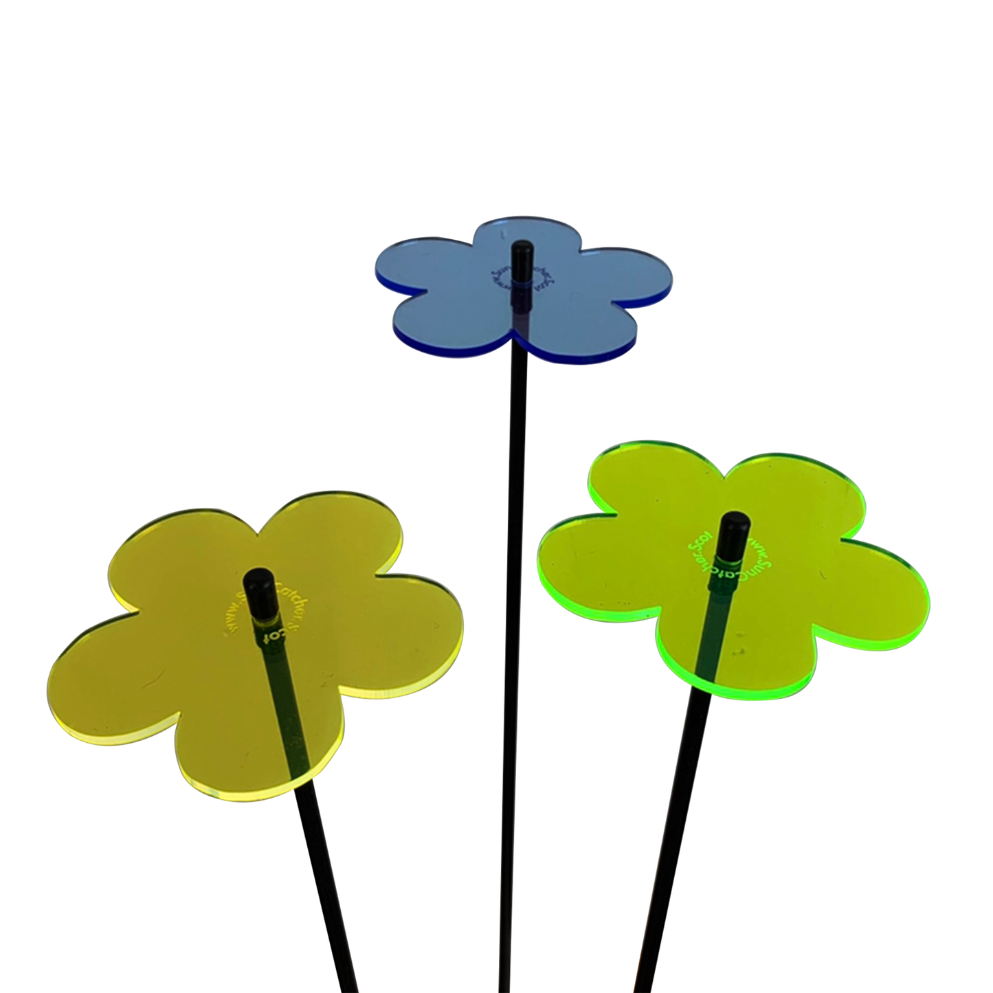 Medium SunCatcher Garden Decor Ornament Set of 3 Blossom in mixed colours