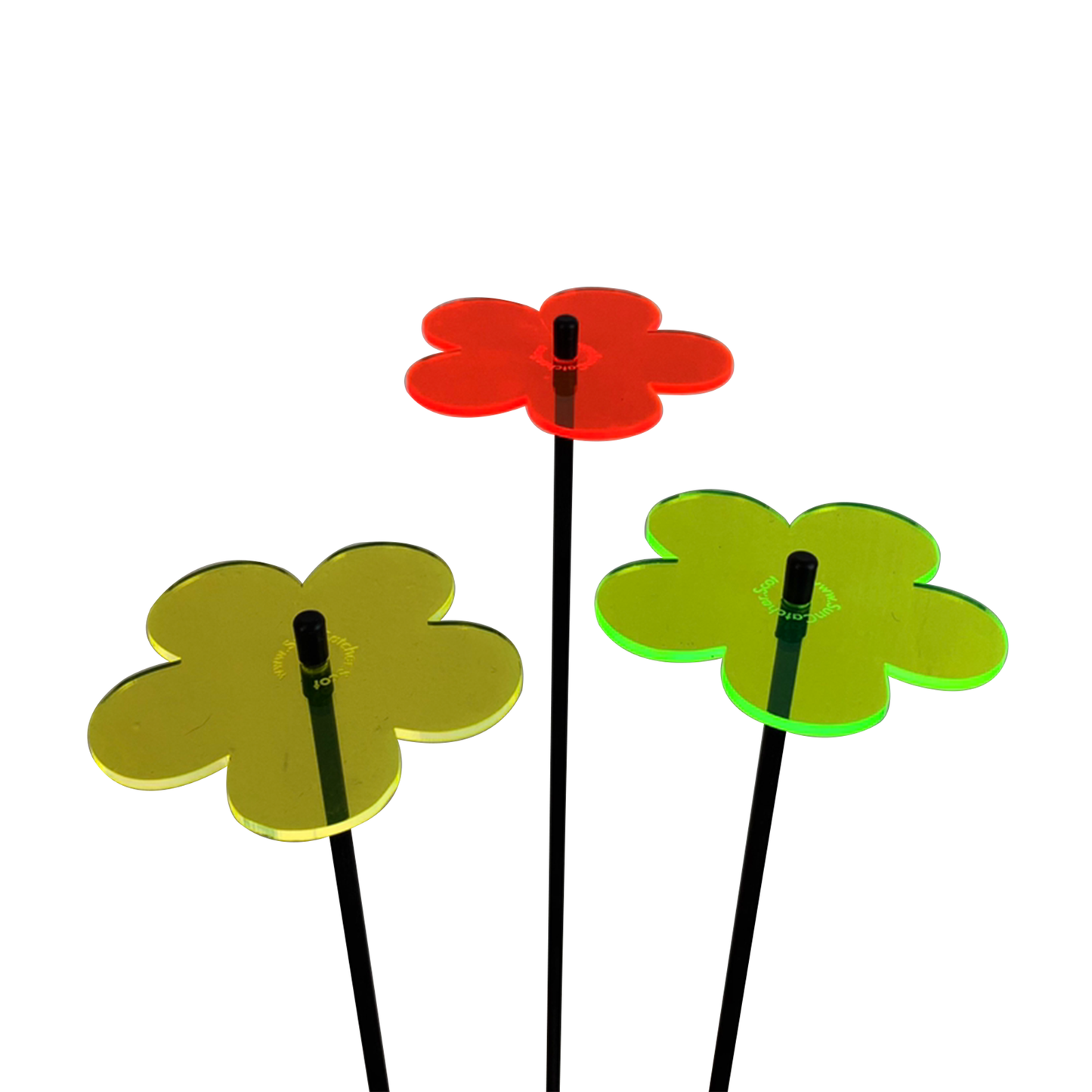 Medium SunCatcher Garden Decor Ornament Set of 3 Blossom in mixed colours