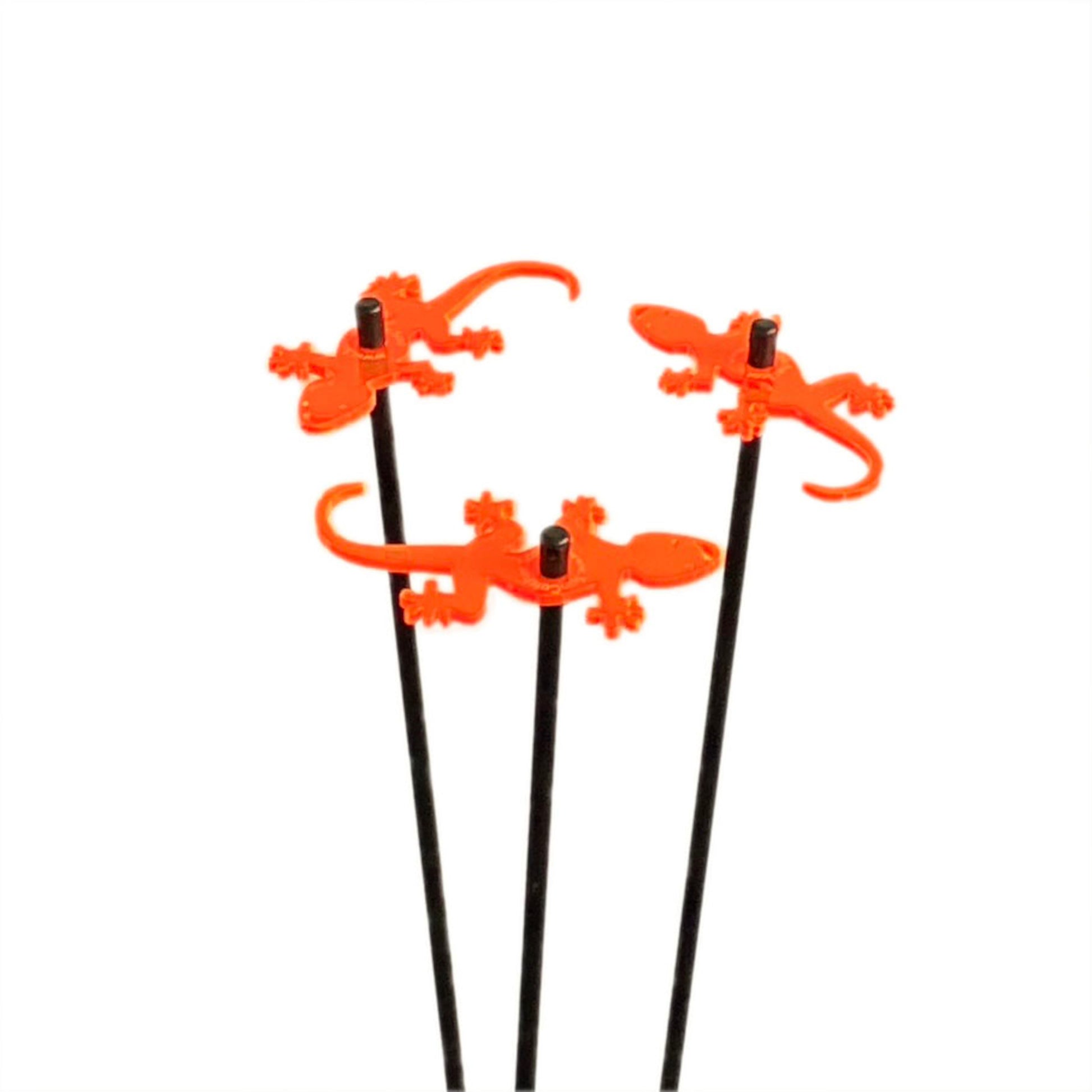 SunCatcher Set of 3 Gecko Glowing from Dawn to Dusk Playful Garden Ornament