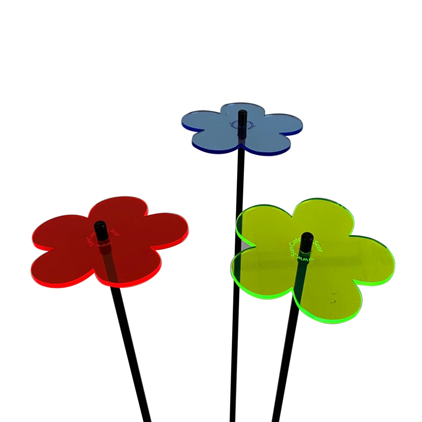 Medium SunCatcher Garden Decor Ornament Set of 3 Blossom in mixed colours