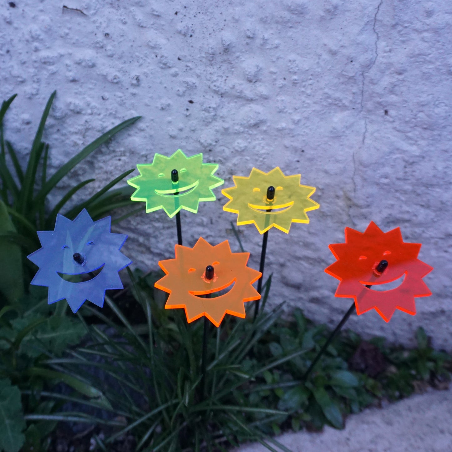 Small SunCatcher Set of 5 'Laughing Sun'