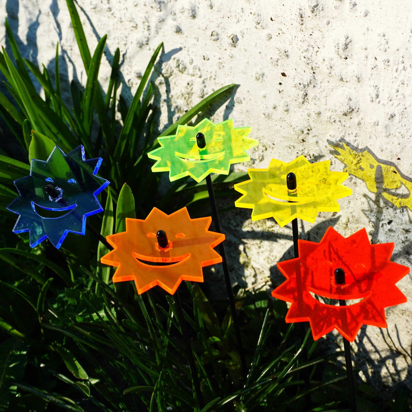 Small SunCatcher Set of 5 'Laughing Sun'