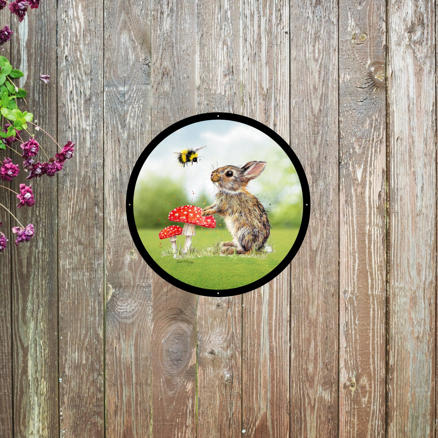SunCatcher Garden Mirror Barney and Fred Illustrations by Bree Merryn