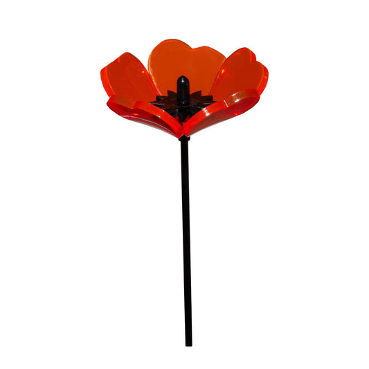 SunCatcher Garden Décor Stake 'Poppy'