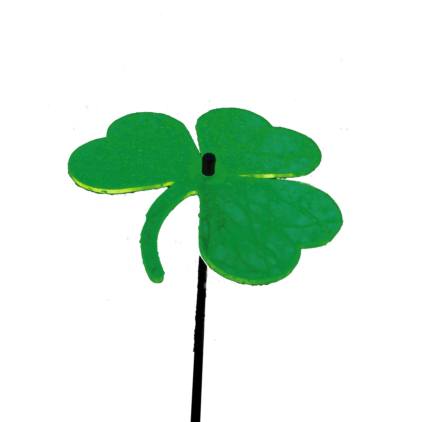 Single SunCatcher Garden Décor Stake 'Shamrock'