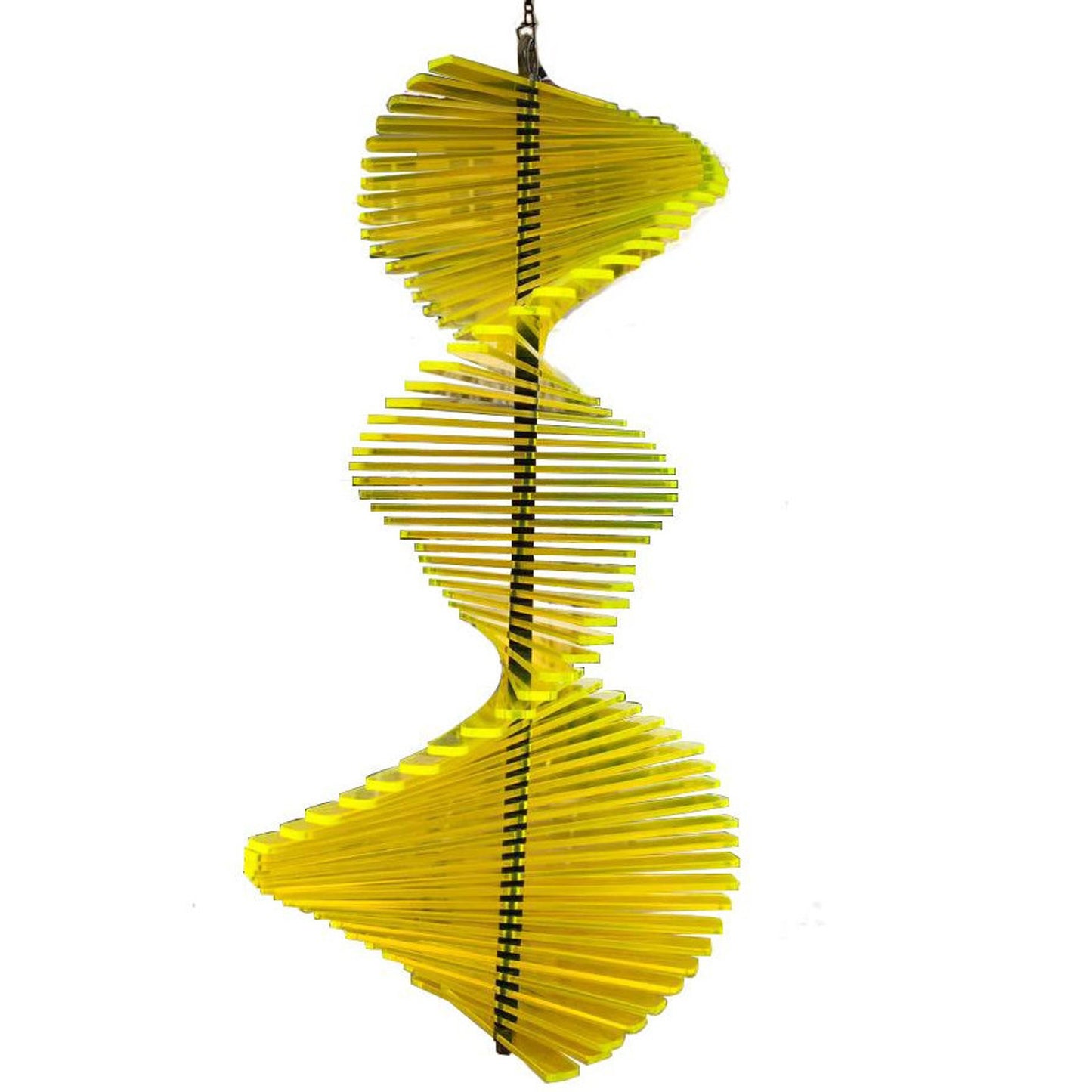 SunCatcher Fishtail Wind Spinner Garden in yellow