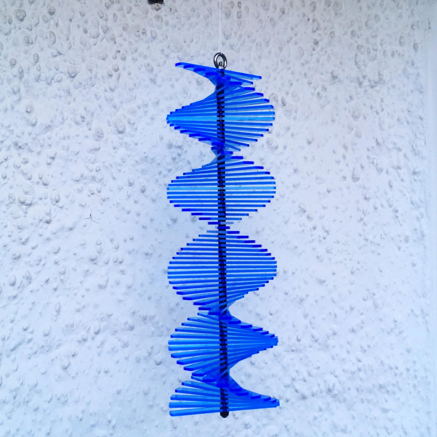 SunCatcher Fishtail Wind Spinner Garden in blue