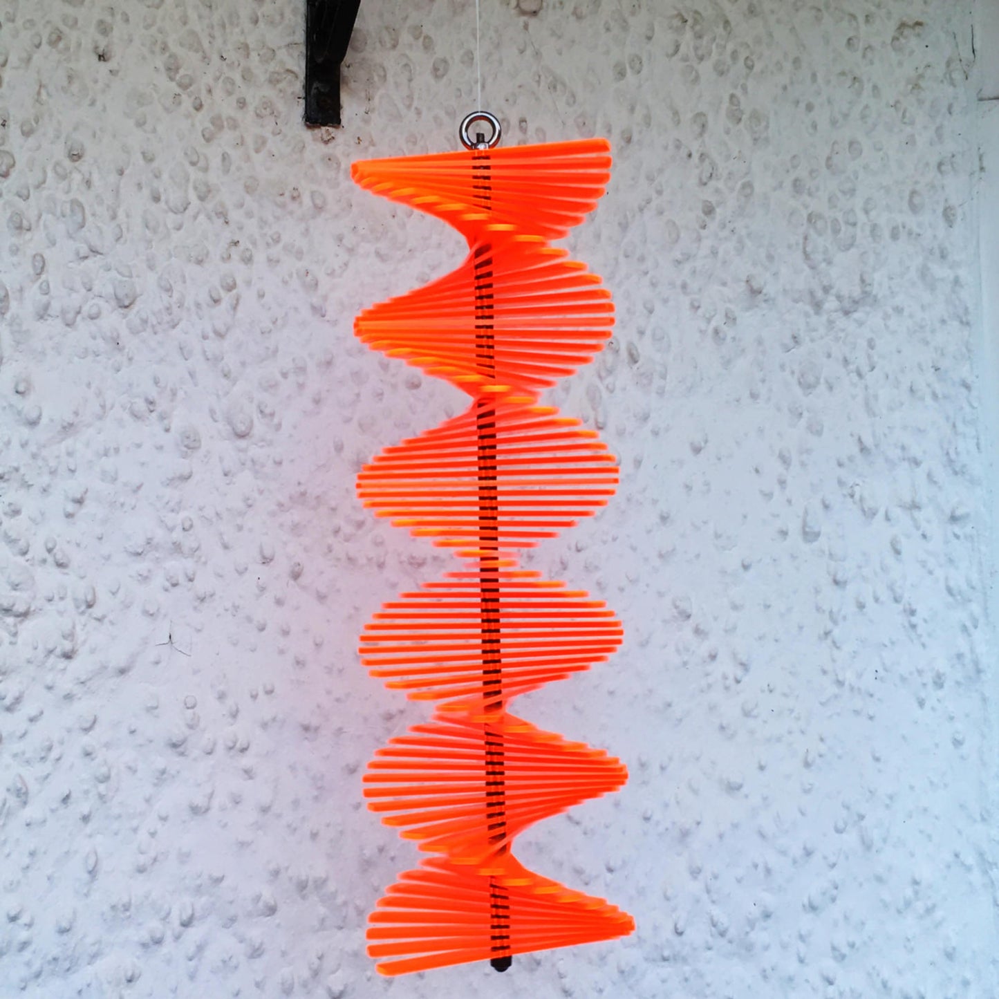 SunCatcher Fishtail Wind Spinner Garden in orange