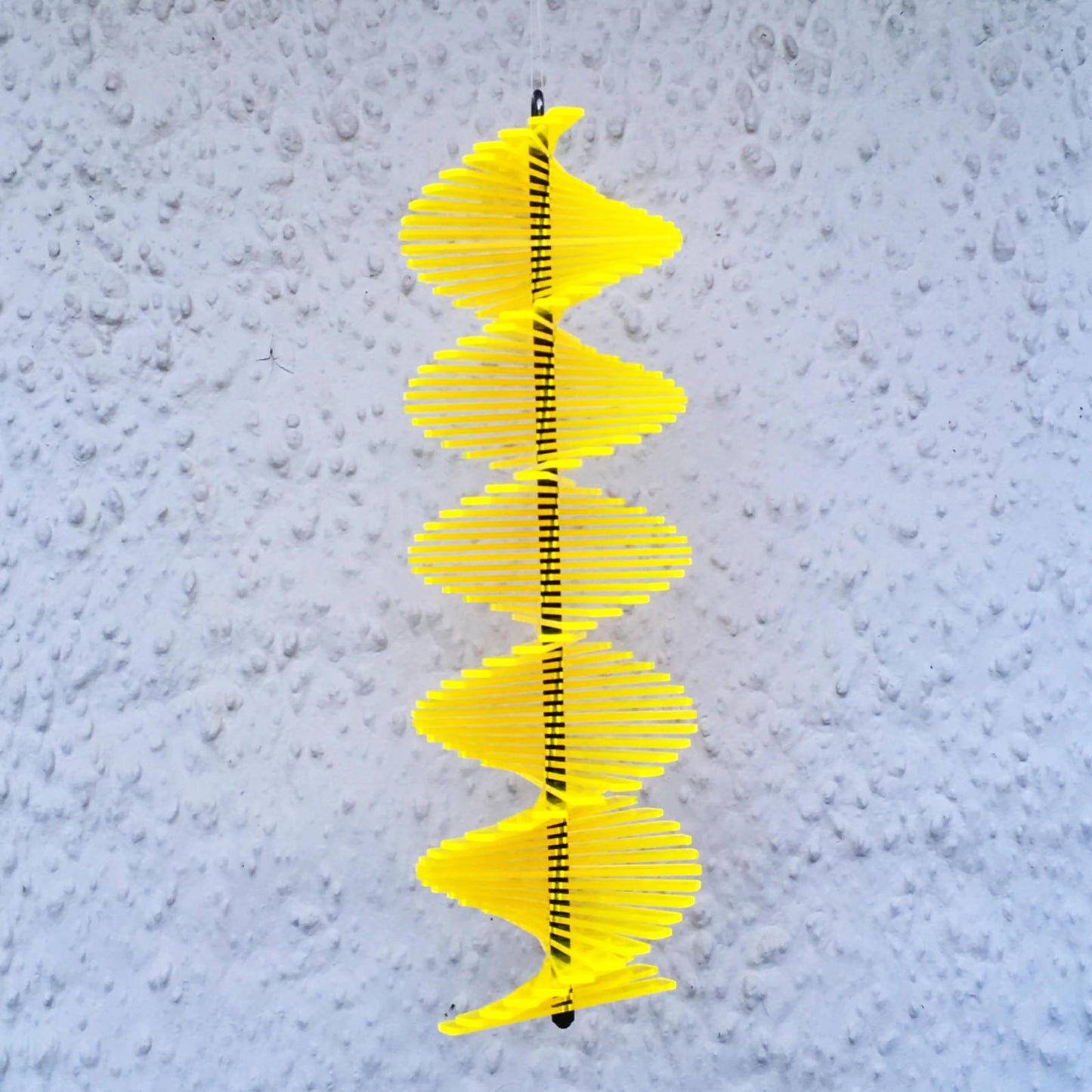 SunCatcher Fishtail Wind Spinner Garden in yellow