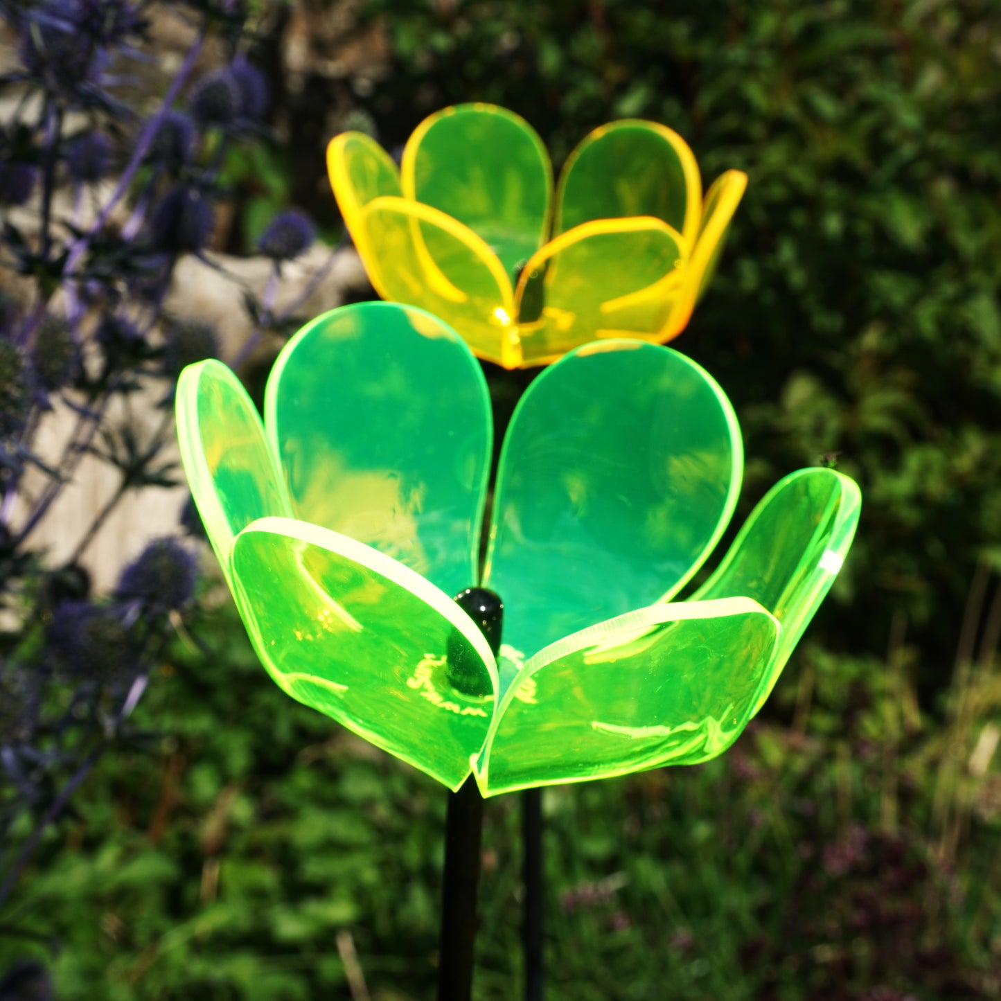 SunCatcher Garden Stake Tulip 75cm high / 29.5 inch high Decor Ornament