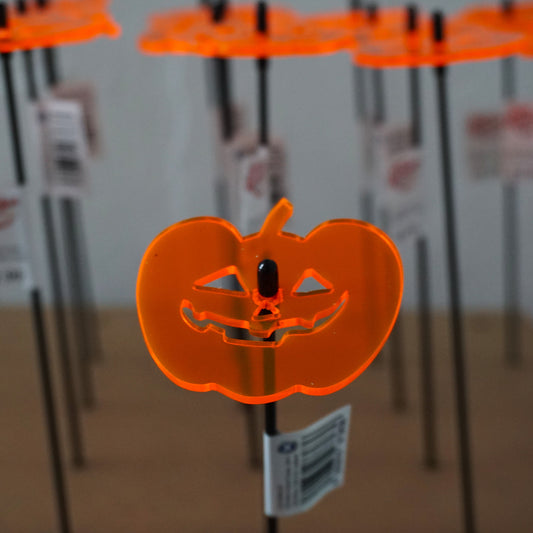 Single SunCatcher Garden Décor Stake Chompy Pumpkin
