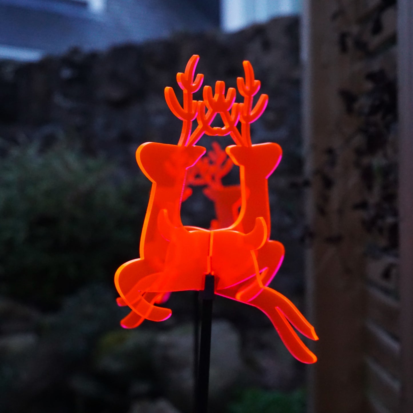 Single SunCatcher Garden Décor Stake 'Reindeer'