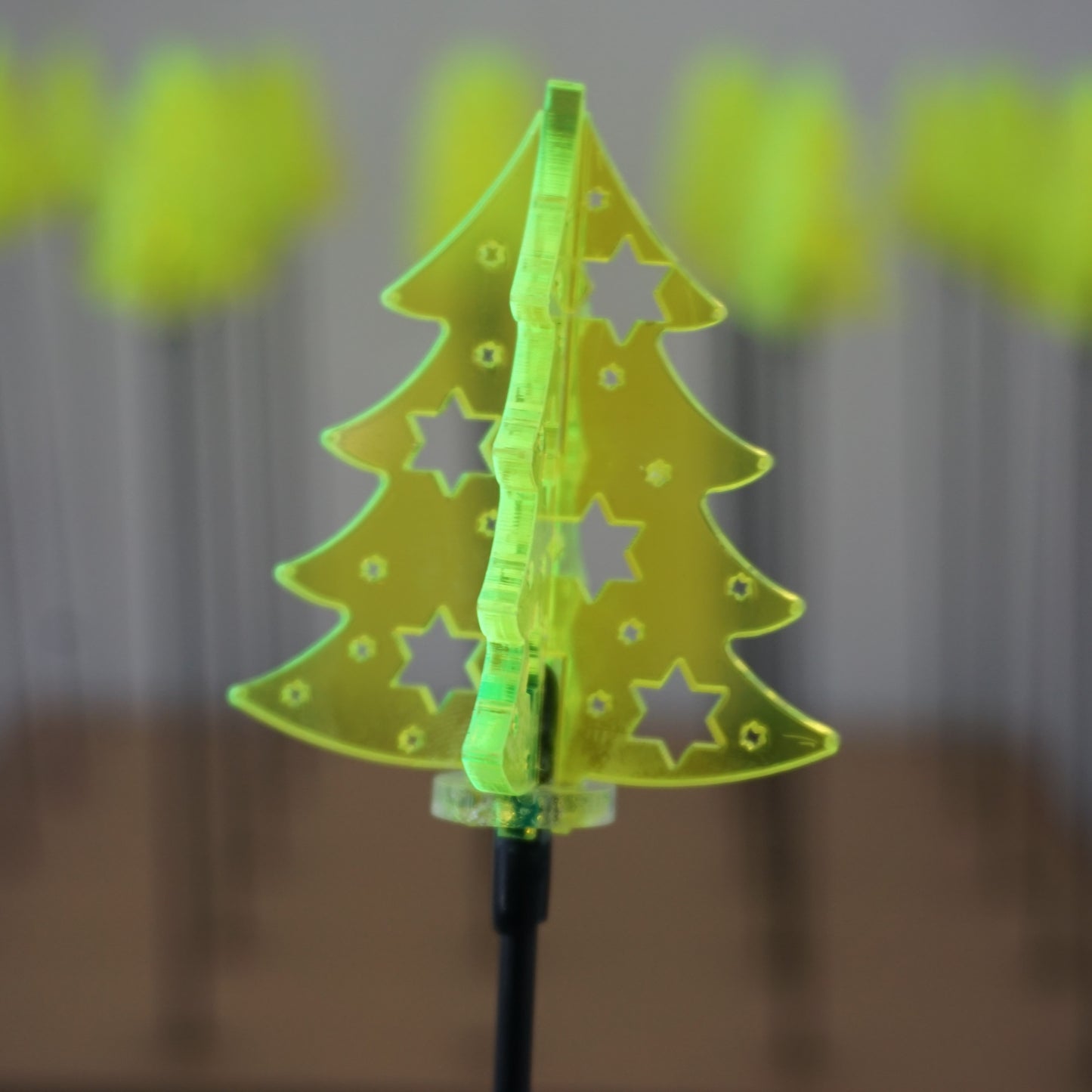 Single SunCatcher Garden Décor Stake 'Christmas Tree'