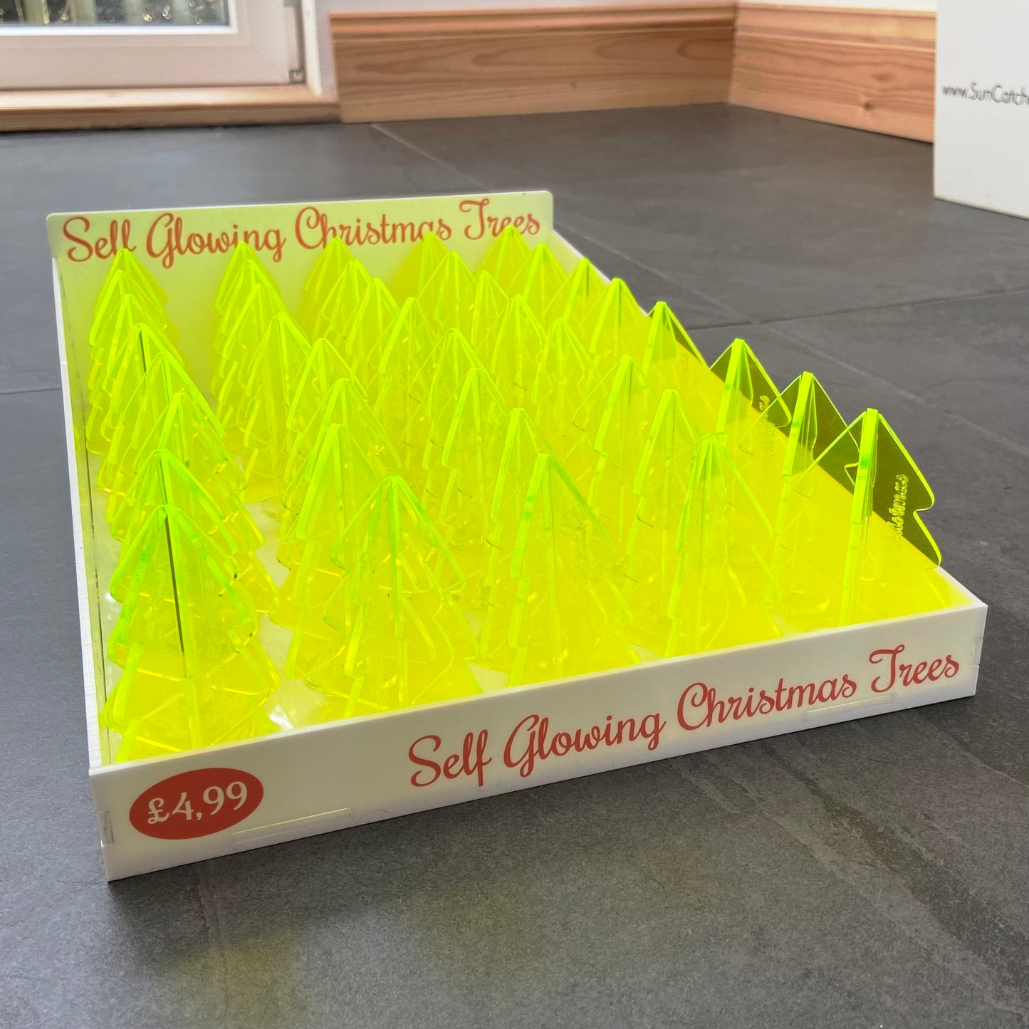 Chris Christmas Trees Sales Display