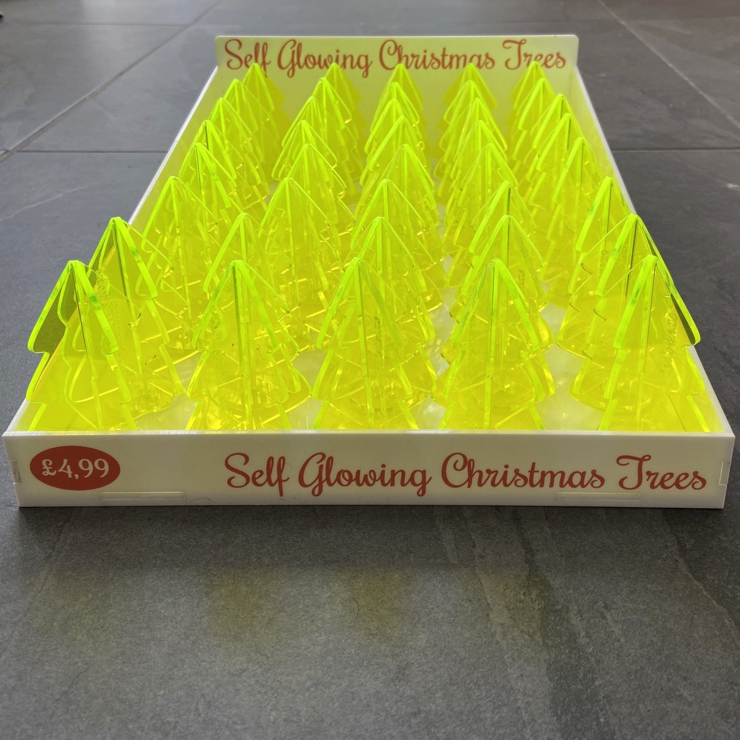 Chris Christmas Trees Sales Display