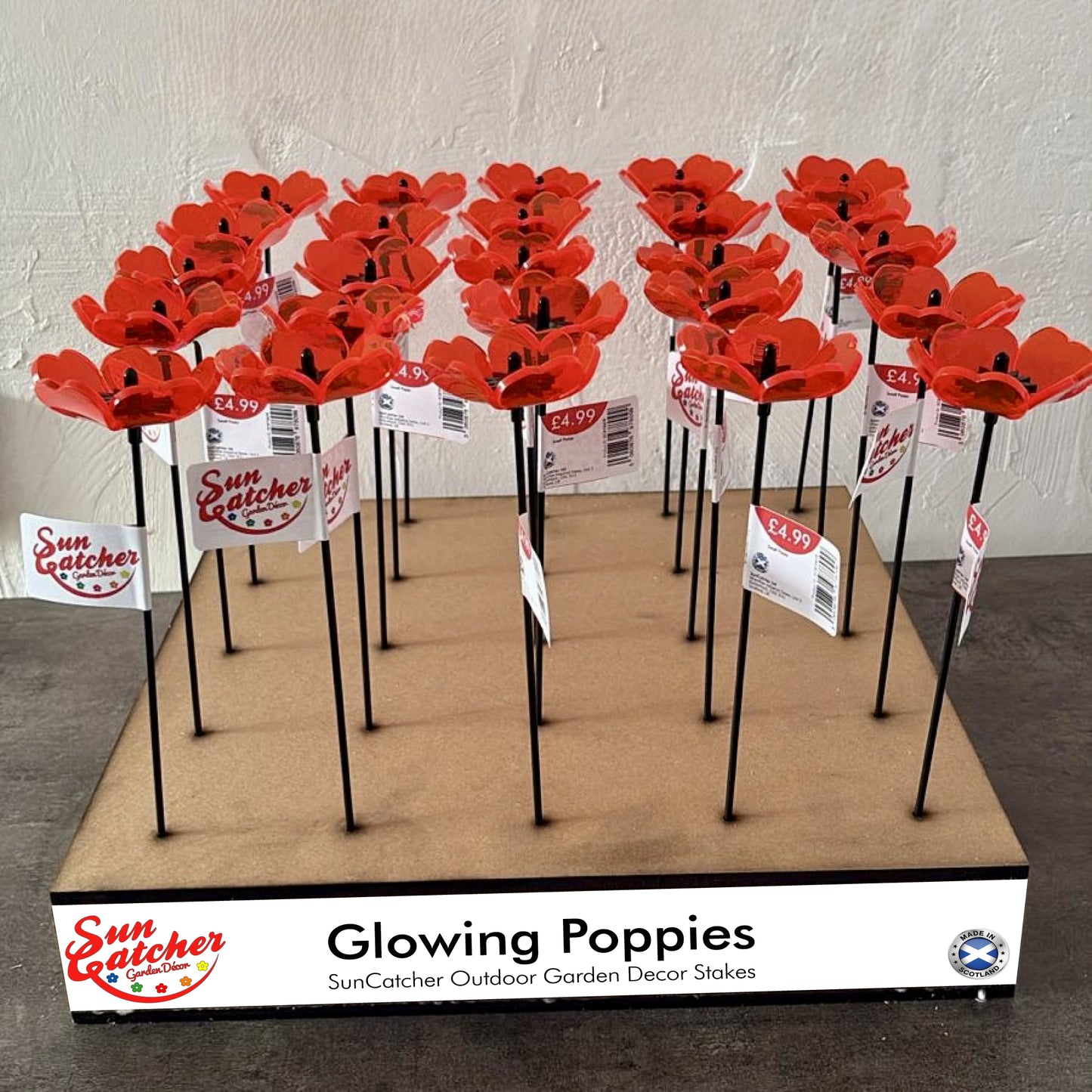 Trevor Poppies Sales Display