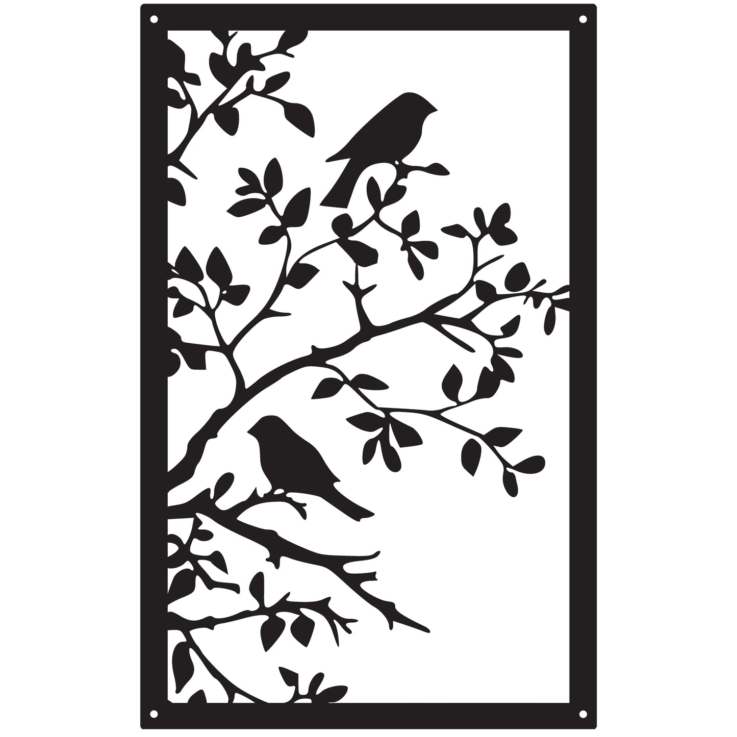 Song Birds in the Tree, SunCatcher Acrylic Wall Art Design