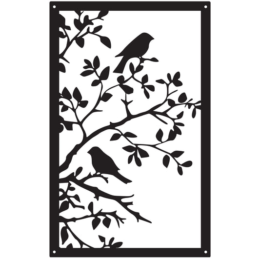 Song Birds in the Tree, SunCatcher Acrylic Wall Art Design
