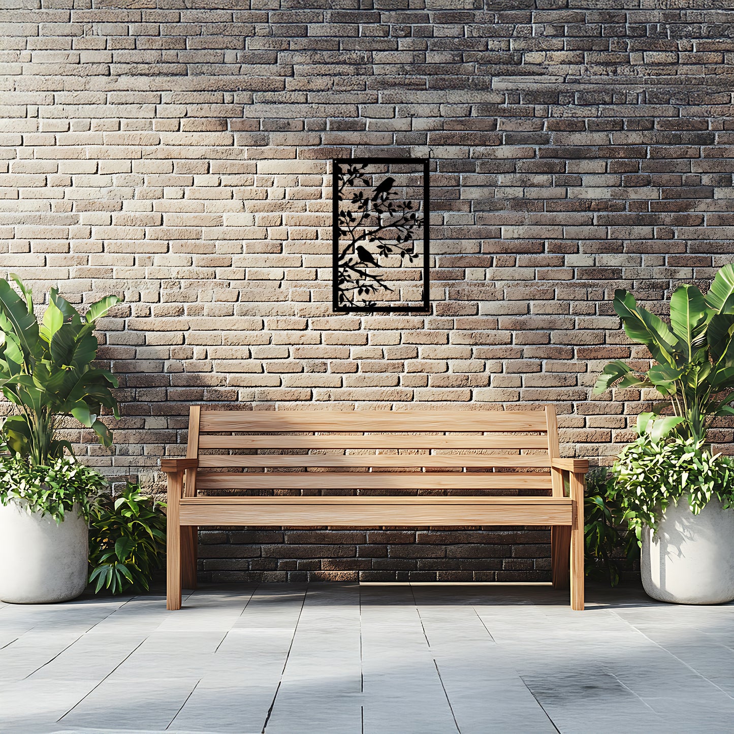 Song Birds in the Tree, SunCatcher Acrylic Wall Art Design