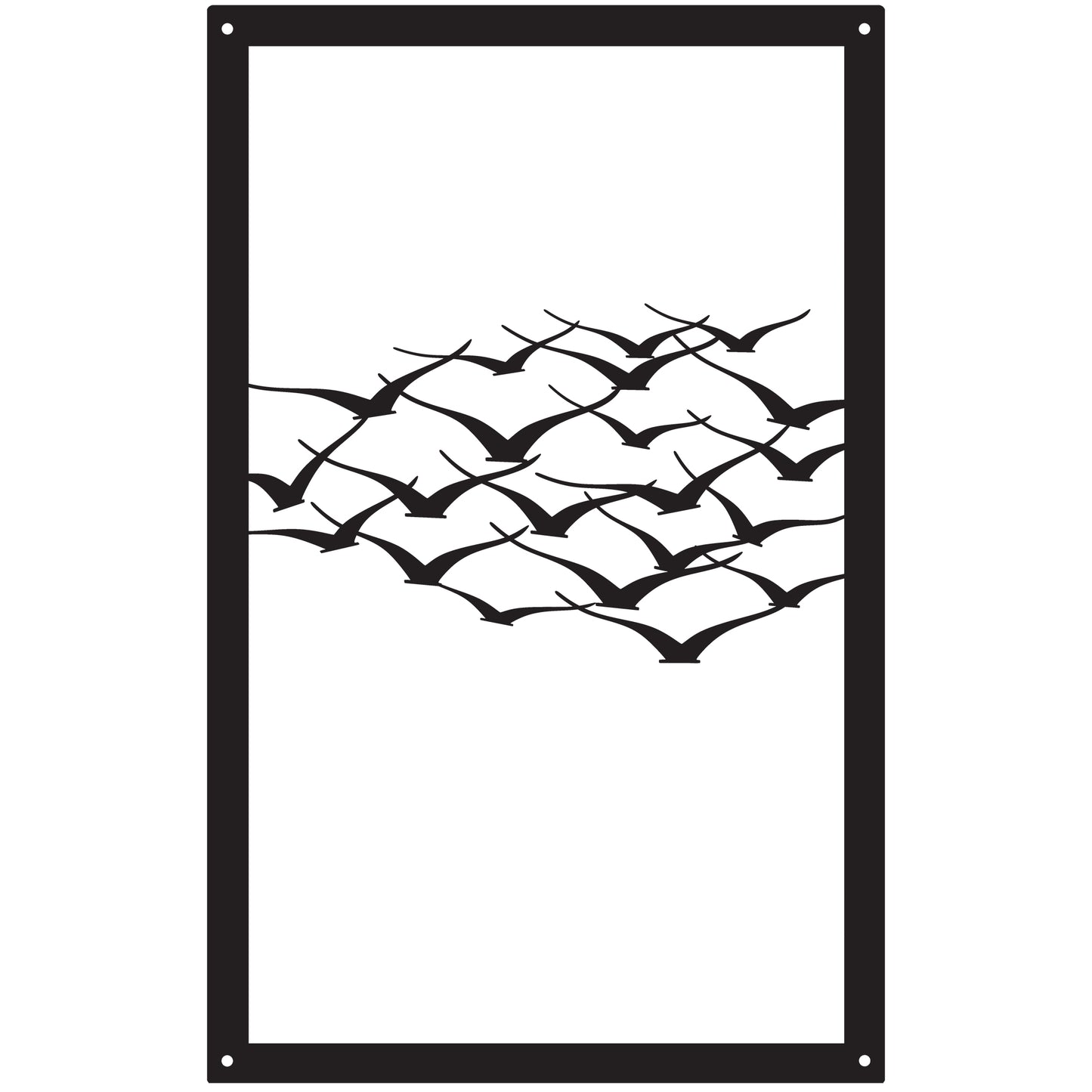 Flock of Birds, SunCatcher Acrylic Wall Art Design