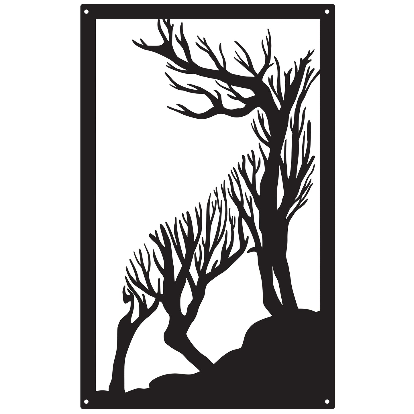 Roaring Stag, SunCatcher Wall Art Highland Stag Design