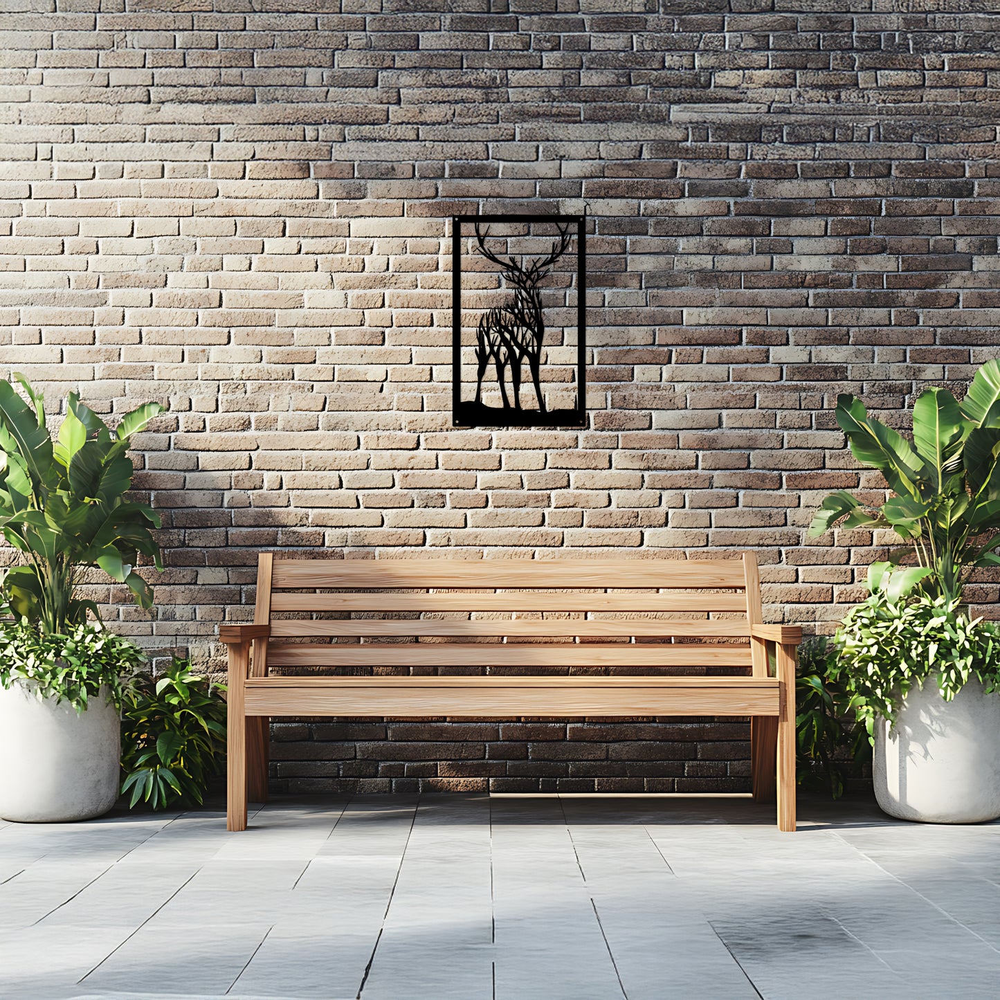 Staring Stag, SunCatcher Wall Art Highland Stag Design