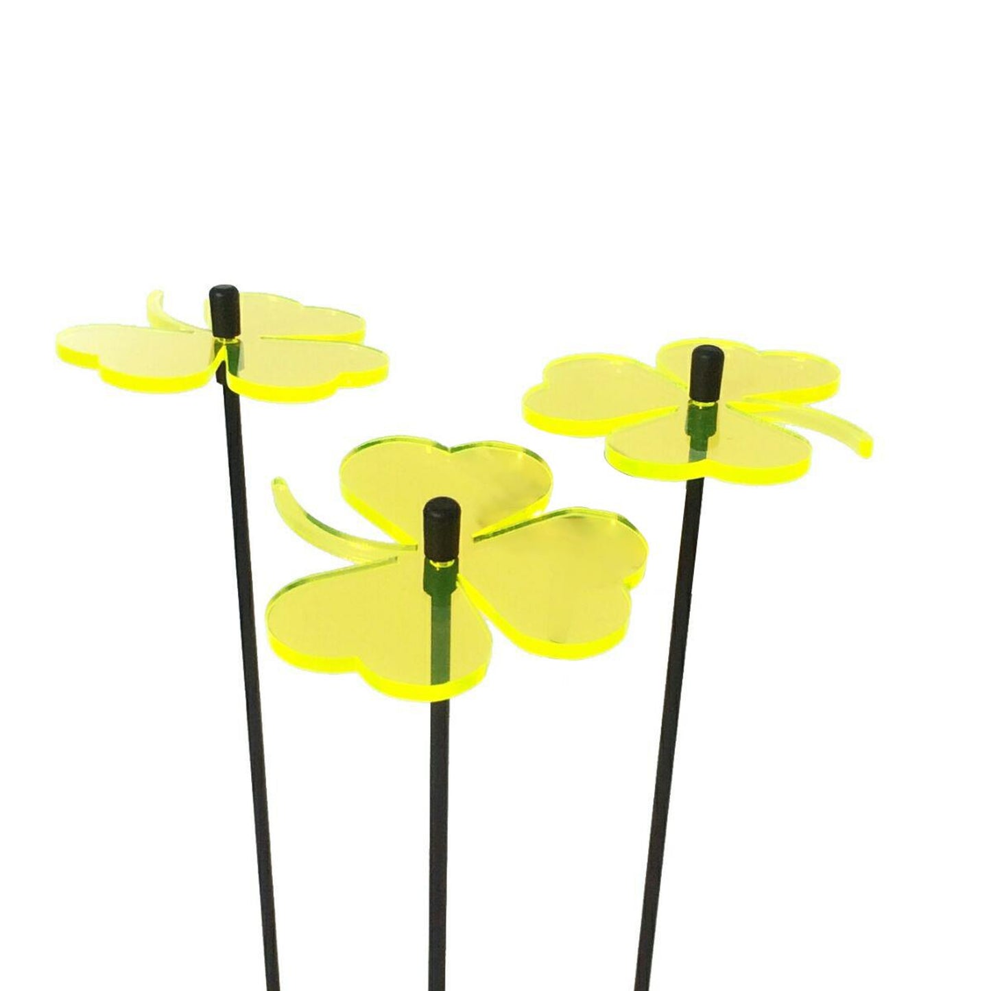 SunCatcher Set of 3 Shamrock GLOWING GARDEN DECORATION ornament irish accessory